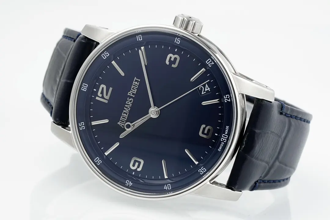 8F Factory Audemars Piguet CODE 11.59 Blue Dial Super Clone Watch Replica EasyCare 5355
